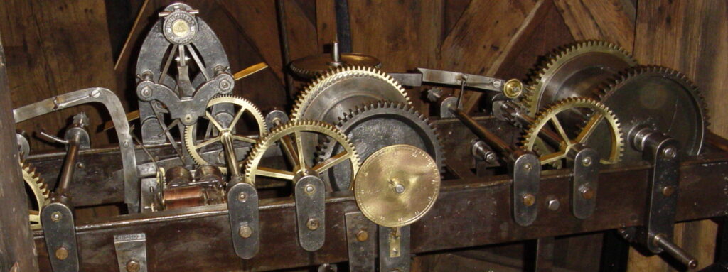 horloge mécanique de tour