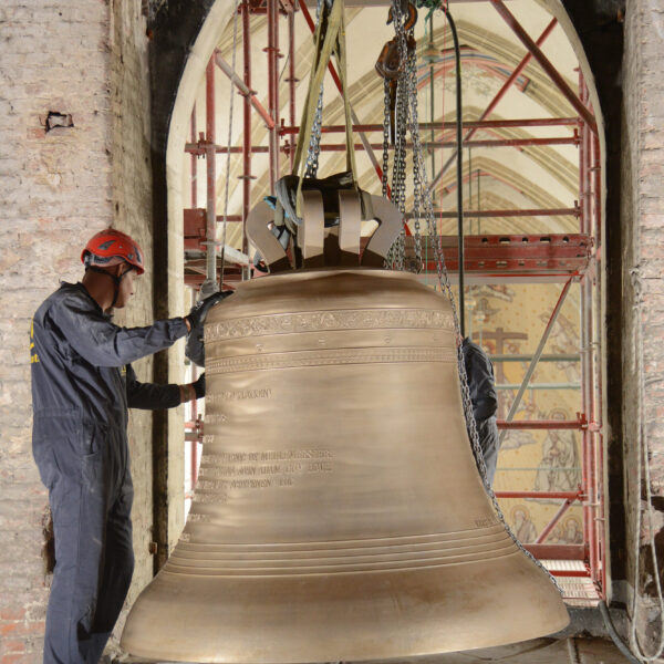 swinging bells installation